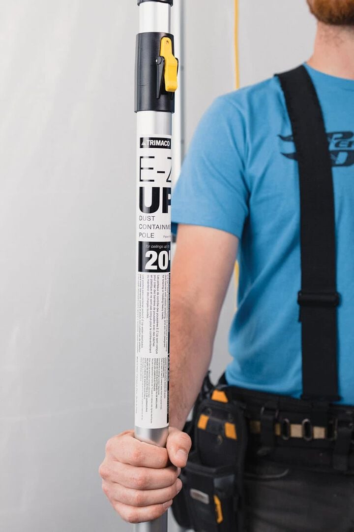 Trimaco EZ-Up 20 Ft Aluminum Dust Containment Sheeting Pole 2 Pack, large image number 3