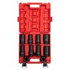Sunex 1 In. Drive SAE & Metric Heavy Duty Wheel Impact Socket 10 pc., small image number 1