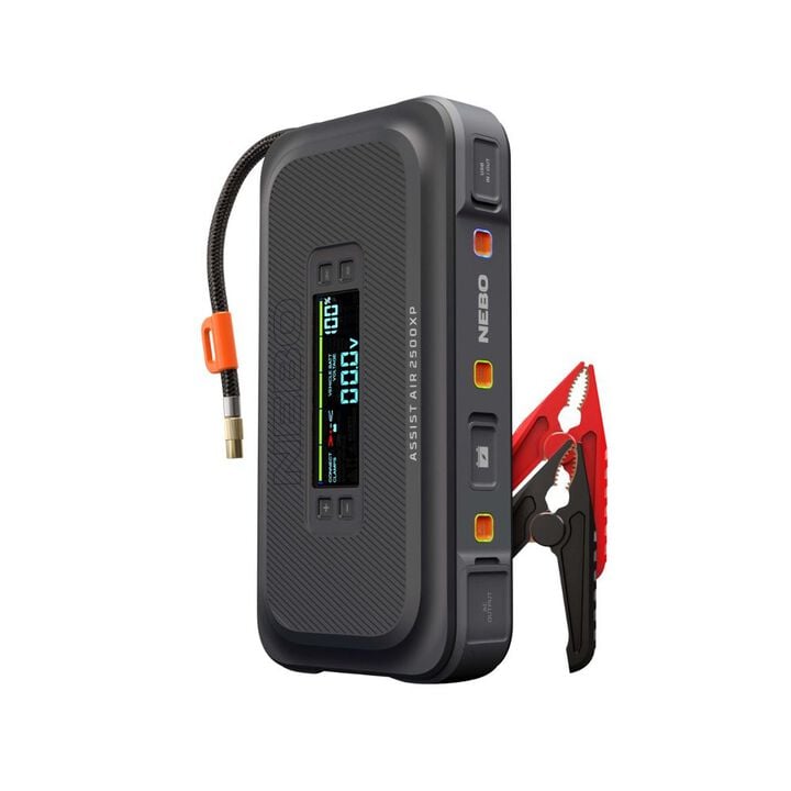 Nebo Assist Air 2500XP 12 V 2500 A USB-C Black/Orange Jump Starter
