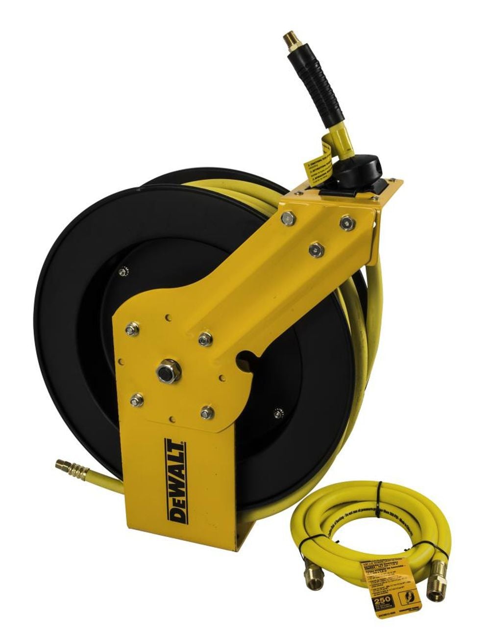 DEWALT 3/8 in. x 50 ft. Single Arm Auto Retracting Air Hose Reel, large image number 7