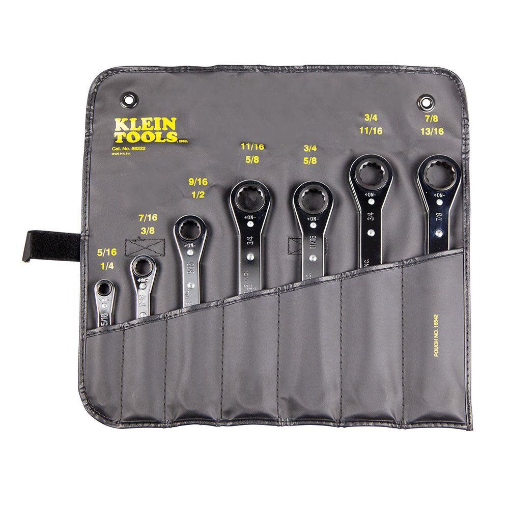 Klein Tools 7 Piece Ratcheting Box Wrench Set, large image number 3
