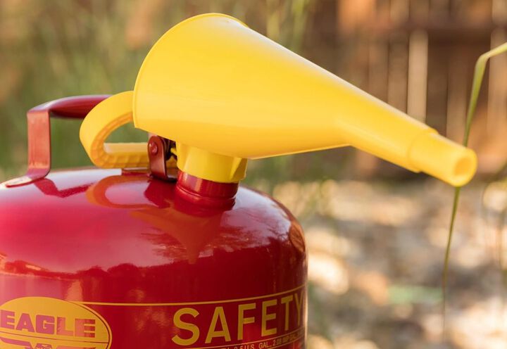 Eagle Manufacturing 12 Inch Height Yellow Polyethylene Funnel for Type I Safety Cans, large image number 2
