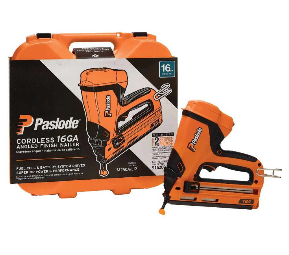 Paslode IM250A-Li2 Cordless 16 Gauge Battery Powered Angled Finish Nailer, large image number 3