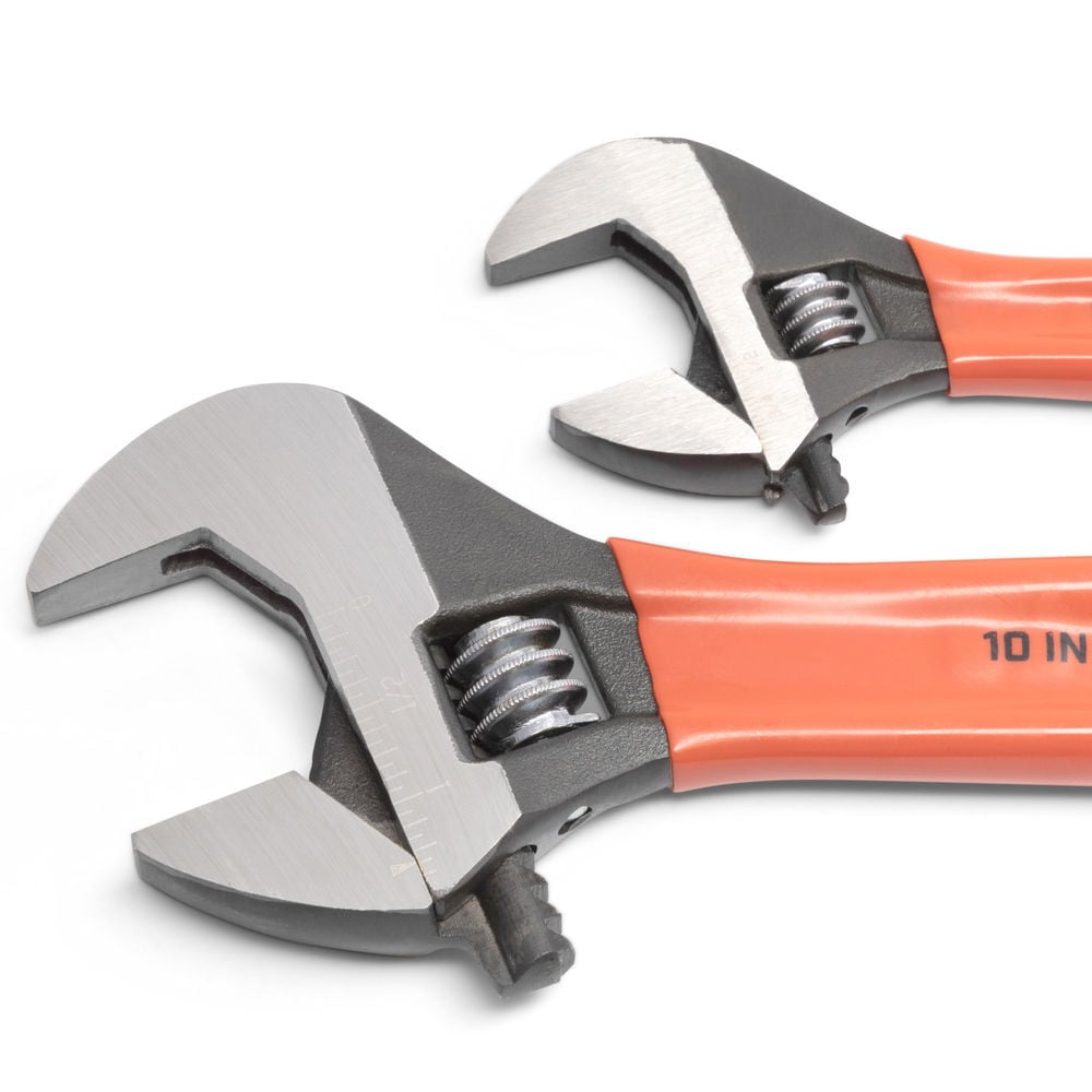 Crescent Black Oxide Cushion Grip Adjustable Wrench Set, 2 Pieces, large image number 2