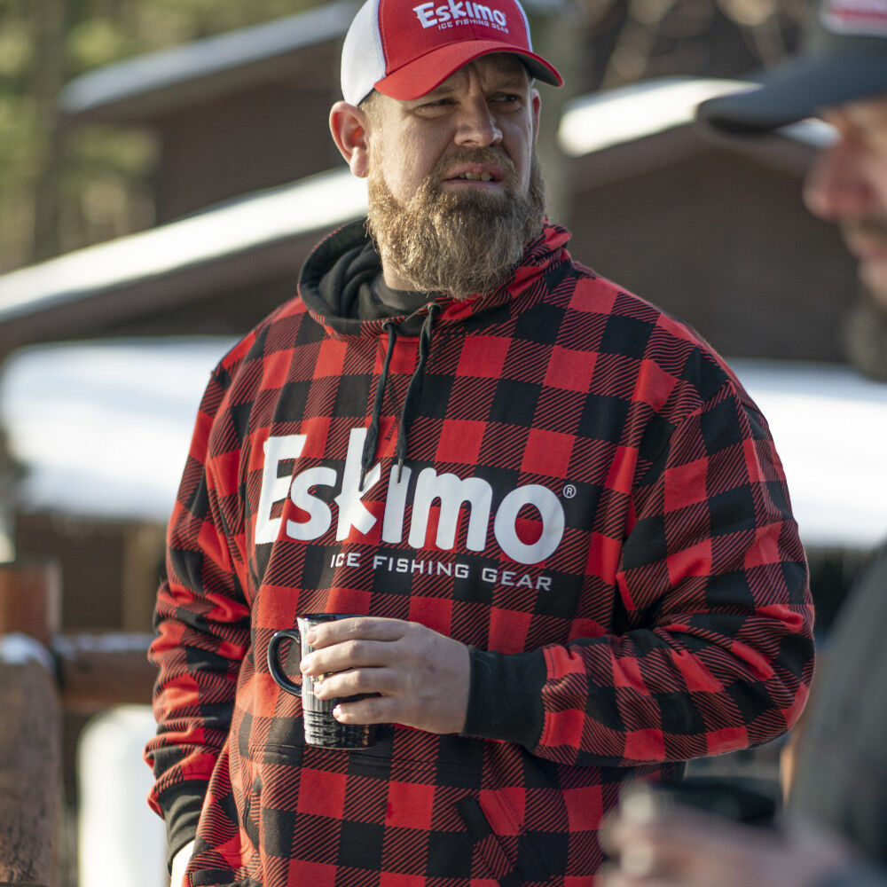 North face crescent clearance hoodie buffalo plaid