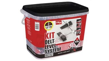 Rubi Tools Kit Delta Leveling System 1/16in Clips with Fast Fix Pliers