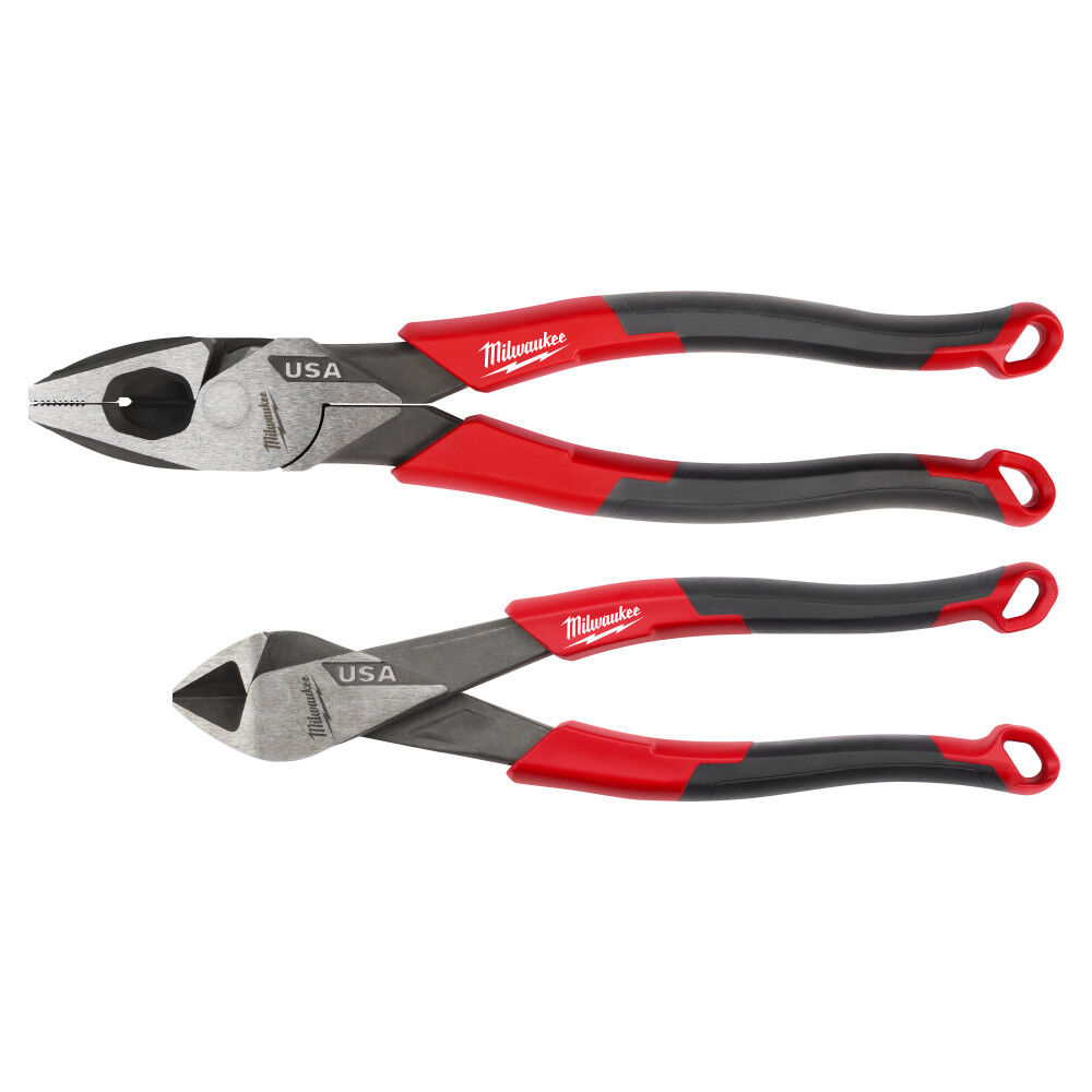 Milwaukee Comfort Grip Cutting Pliers Set (USA) 2 Pieces, large image number 1