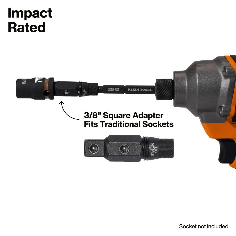 Klein Tools KNECT 17-in-1 Impact-Rated Hybrid Screwdriver/Nut Driver, large image number 5