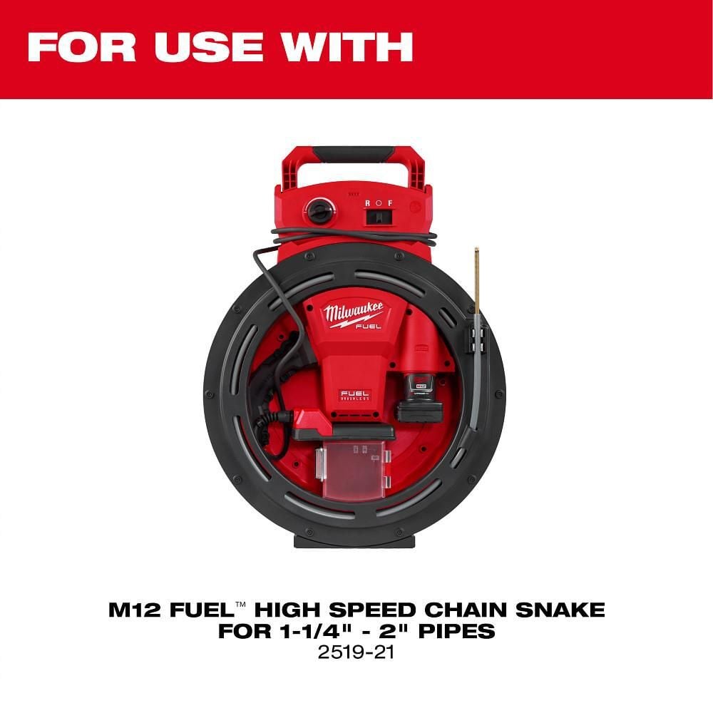 Milwaukee 2 Inch Standard Chain Knocker for 1/4 Inch Chain Snake Cable, large image number 2
