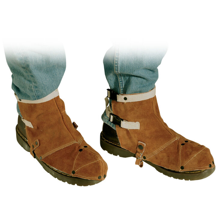 Black Stallion Side Split Cowhide Leather Shoe Protector 2pk, large image number 1