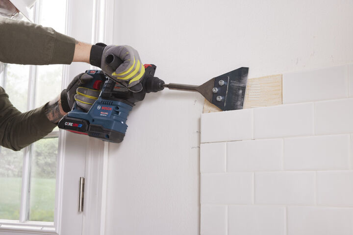 Bosch 18V SDS-plus Bulldog 3/4in Rotary Hammer Kit with 2ct CORE18 4Ah Advanced Power Batteries, large image number 3