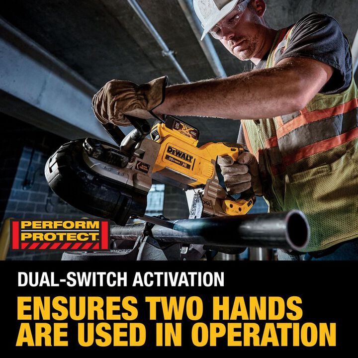 DEWALT 20V MAX 5in Dual Switch Band Saw Kit, large image number 4