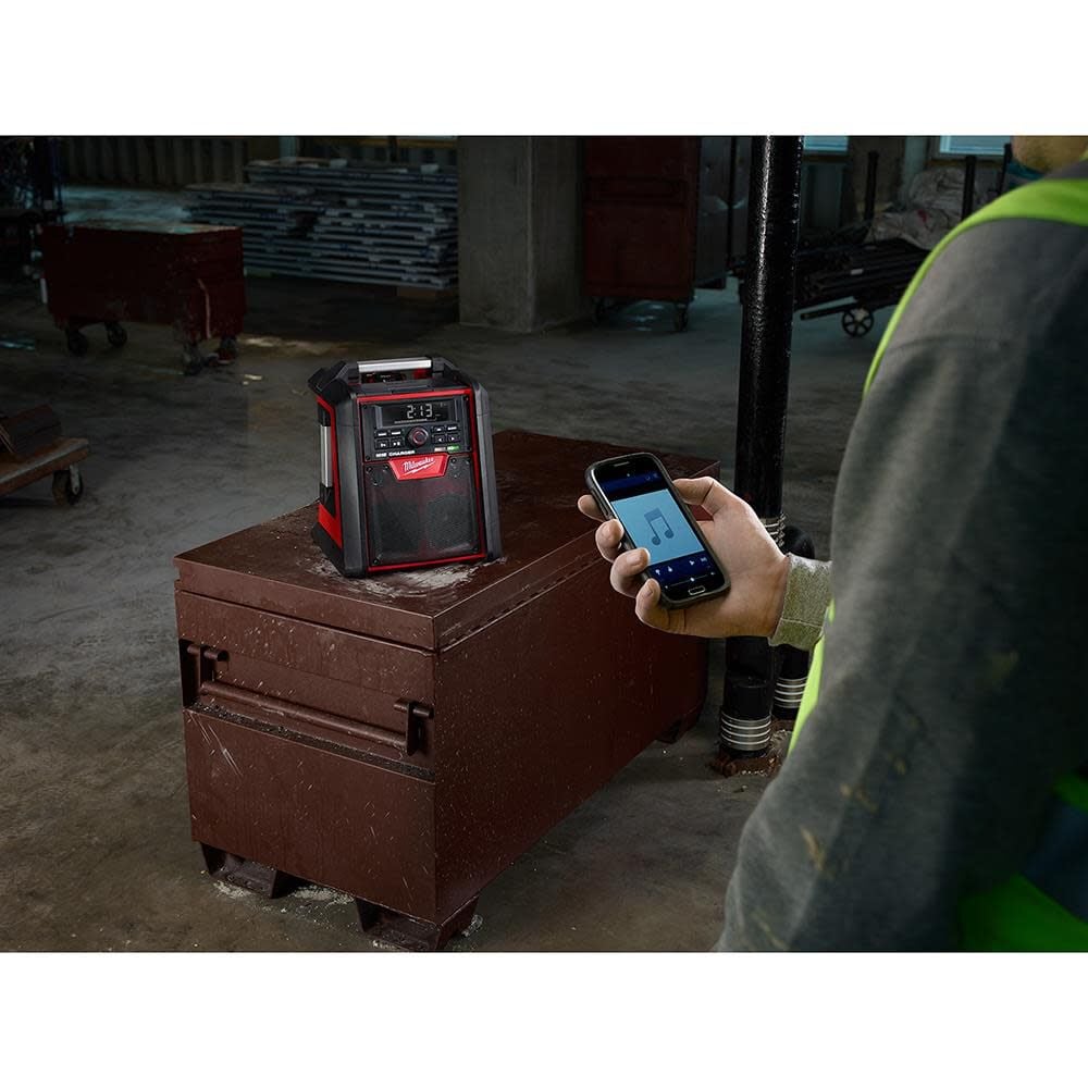 Milwaukee M18 Jobsite Bluetooth Radio/Charger (Bare Tool), large image number 4