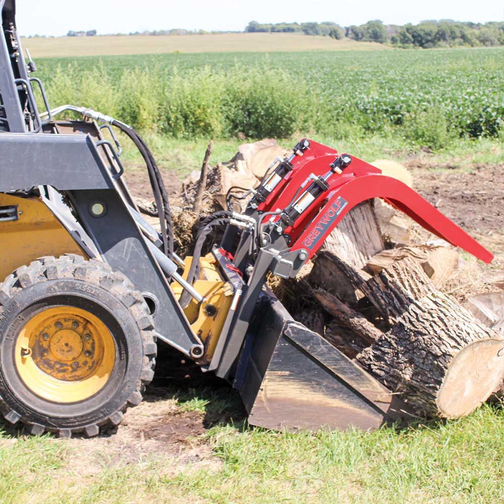 GreyWolf Attachments Double Grapple Skid Steer Attachment, large image number 10