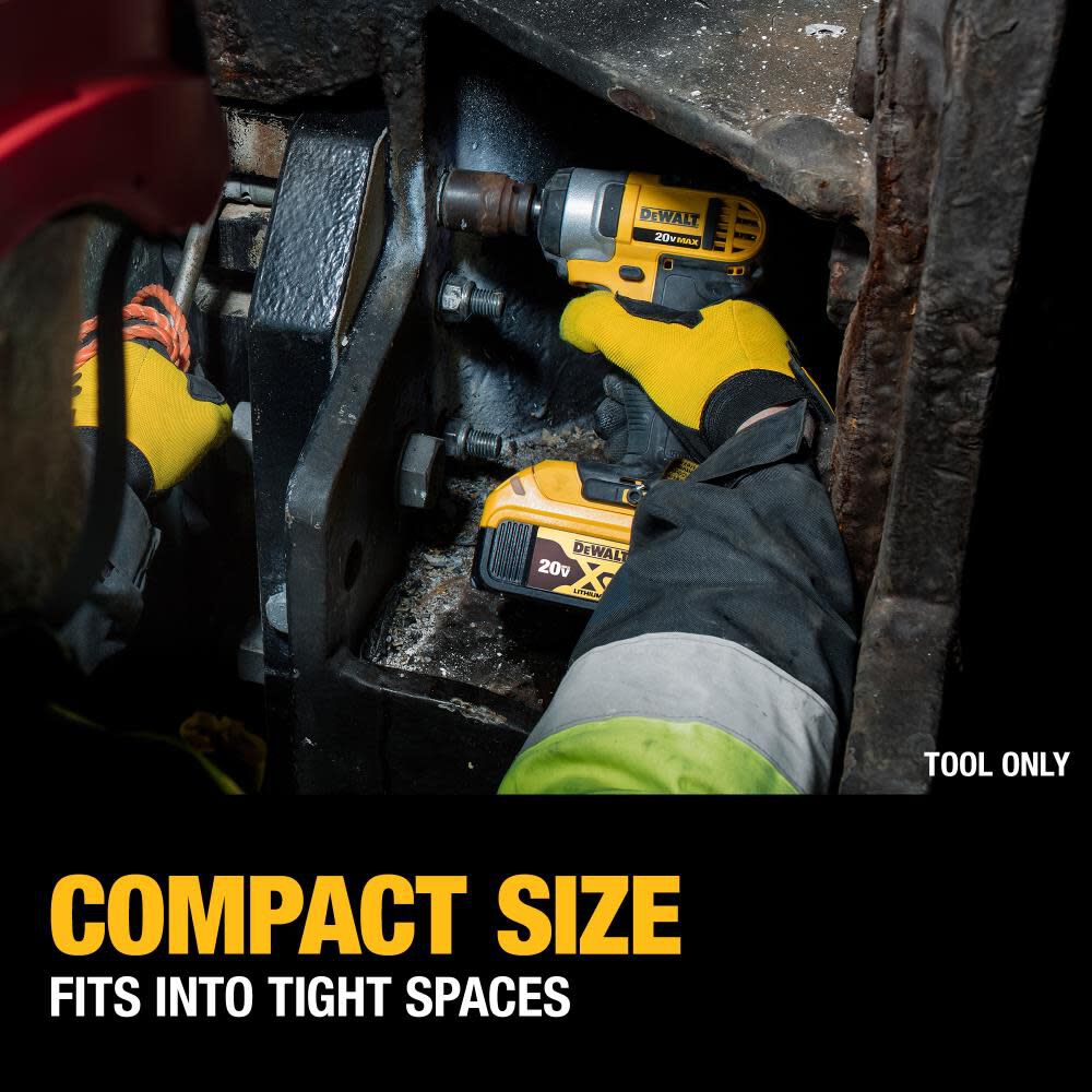 DEWALT 20 V MAX Lithium Ion 1 2 In. Impact Wrench with Detent Pin