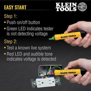 Klein Tools NCVT & GFCI Receptacle Test Kit, large image number 3