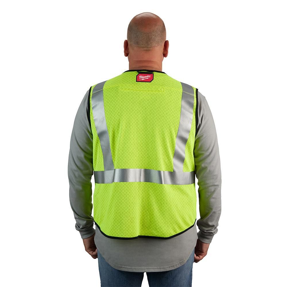 Milwaukee High Vis Safety Vest Class 2 Mesh AR/FR Cat 1, large image number 12
