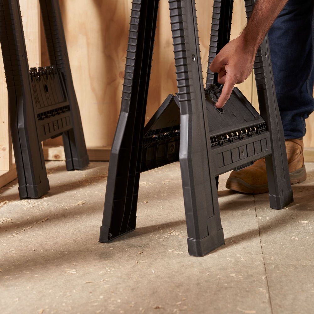 Stanley Folding Sawhorse, 2 Pack, large image number 9