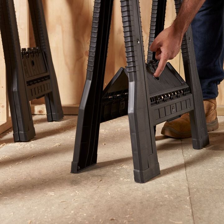 Stanley Folding Sawhorse, 2 Pack, large image number 8
