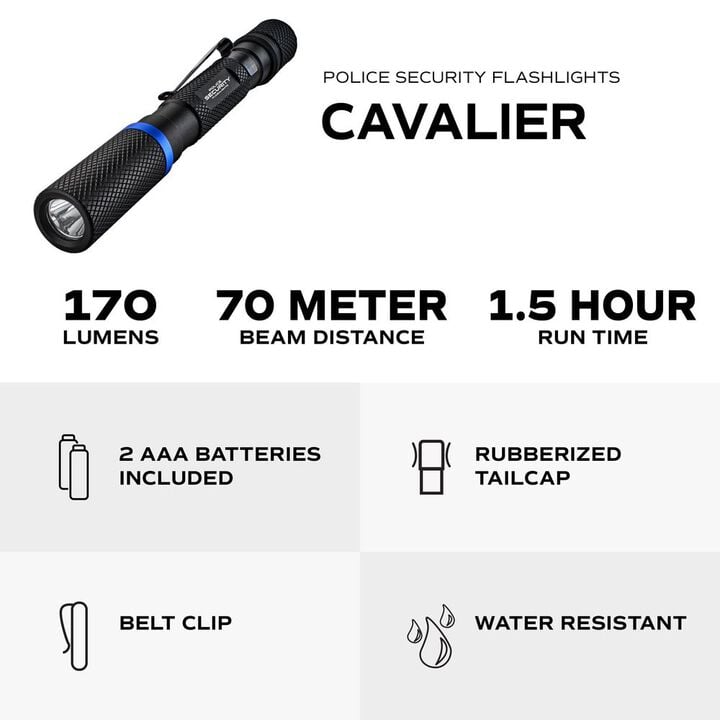 Police Security CAVALIER 170 Lumens 2AAA Alkaline Battery Powered Penlight, large image number 5