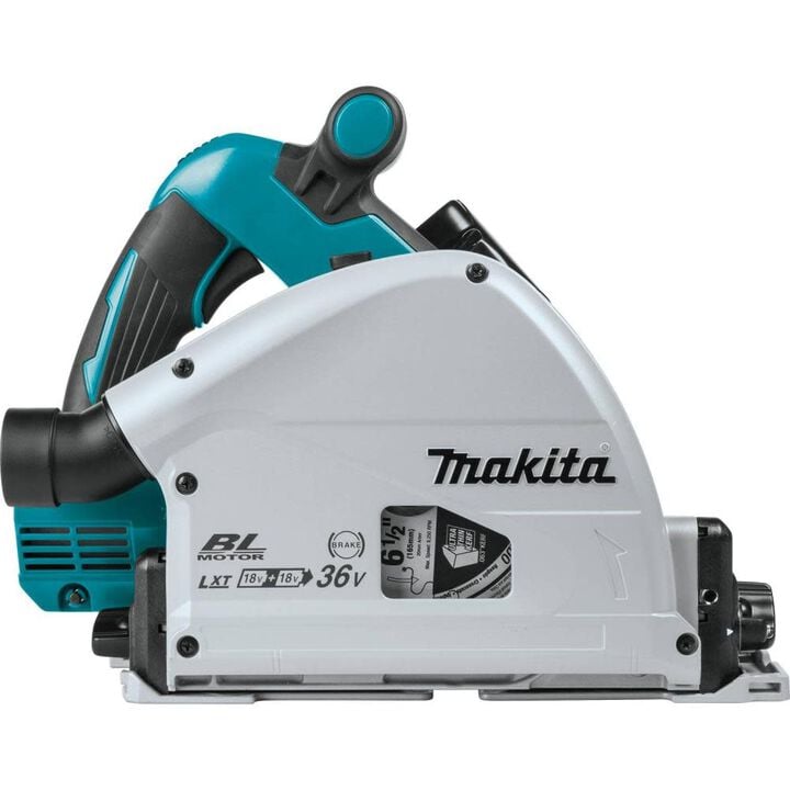 Makita 18V X2 LXT Li-Ion 6-1/2 inch Plunge Cut Track Saw Kit with 55 inch Guide Rail, large image number 6