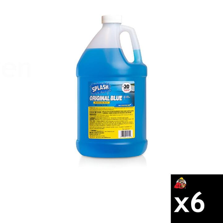 Splash 1 Gallon Blue All-Season Windshield Washer Fluid