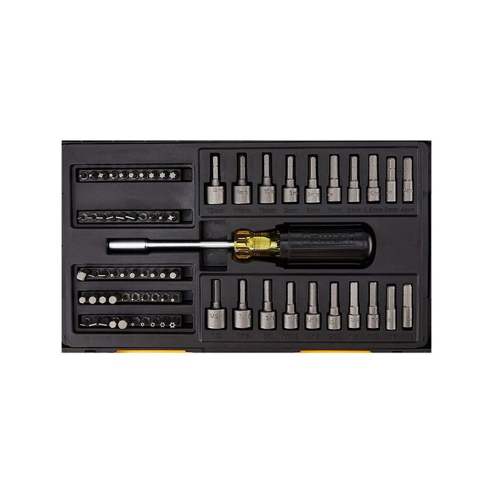 DEWALT 70 piece 1/4 In. Multi-Bit & Nut Driver Set, large image number 1