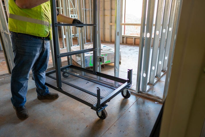 Southwire Caged Security Cart Knock Down Stor Mac 60in 1500lb Capacity, large image number 5