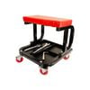 MaxJax Vinyl Cushion Rolling Work Seat with 4 Swivel Casters, small image number 1