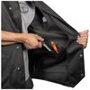 Klein Tools Flame-Resistant Welding Jacket with Removable Welding Sleeves, Black, XL, small image number 5