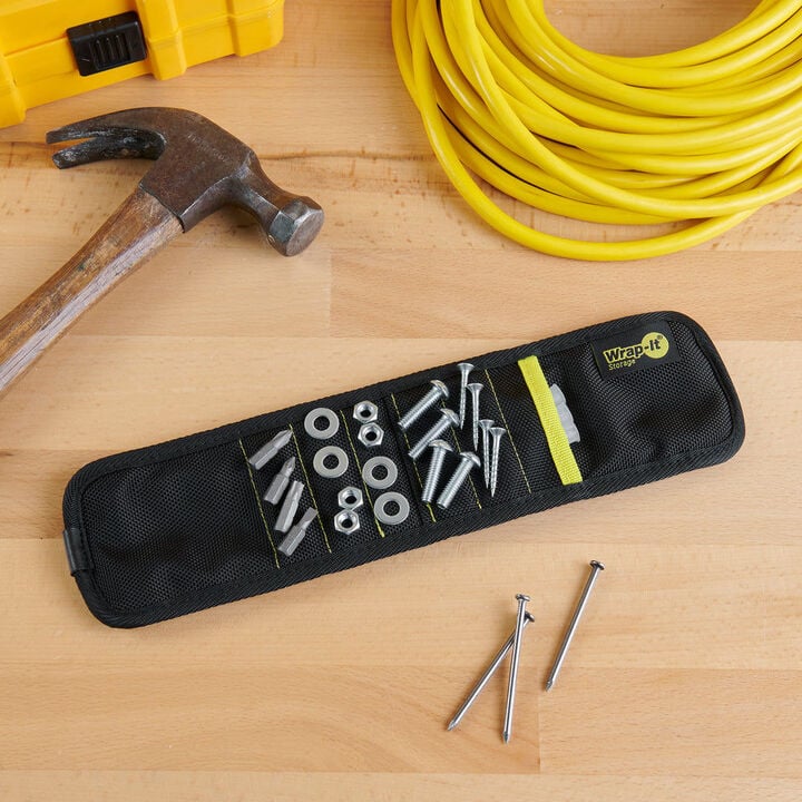 Wrap-It MagSnap Magnetic Wristband, OSFM, Black, large image number 6