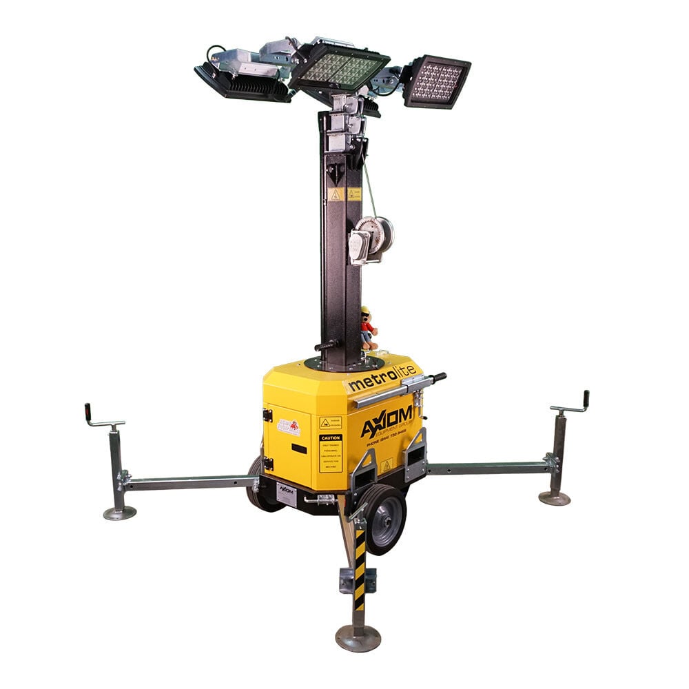 Metrolite Light Tower Electric LED with Multi-Stage Rotating Mast – ELT-4320