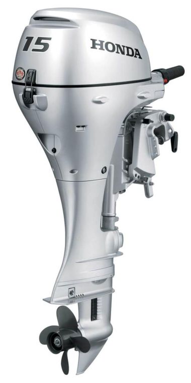 Honda Marine 15 HP 4-Stroke Electric Start Outboard Motor with Throttle Grip