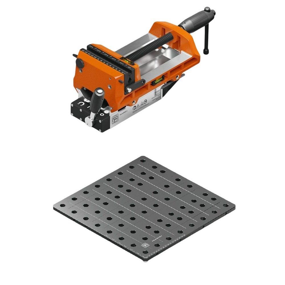 Fein VersaMAG VISE 160 L SET Magnetic Vise with Welding Plate Bundle, large image number 1