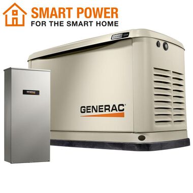 Generac Guardian 13kW Home Backup Generator with Whole House Switch WiFi-Enabled