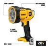 DEWALT 20V Jobsite LED Spotlight (Bare Tool), small image number 2