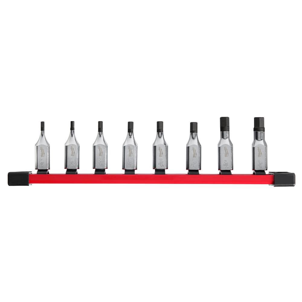 Milwaukee 3/8 Inch Drive Hex Bit SAE Socket Set 8pc, large image number 10