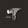 Stiletto TIBONE 15oz Smooth/Curved Titanium Framing Hammer, small