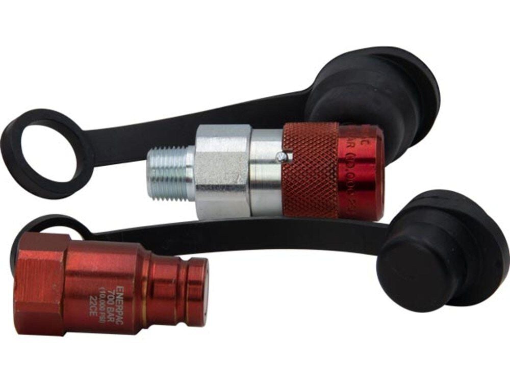 Enerpac 3/8 Inch NPTF Flush-Face Hydraulic Coupler Set, large image number 3