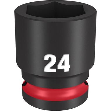 Milwaukee Impact Socket 1/2in Drive 24mm Standard 6 Point