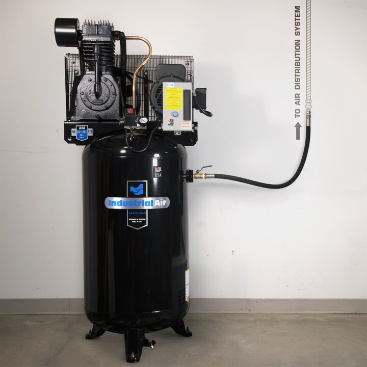 Industrial Air Stationary Air Compressor Installation Kit, large image number 5