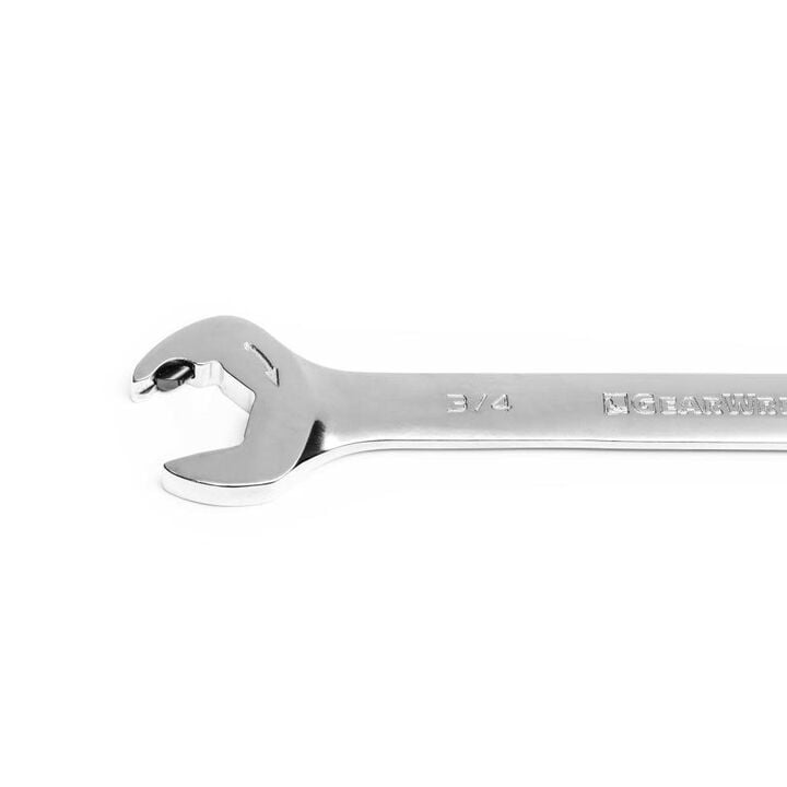 GEARWRENCH 8 Pc 12 Point Open End Ratcheting Combination SAE Wrench Set, large image number 11