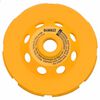 DEWALT 4 Inch Double Row Segmented Rim Diamond Cup Wheel for Concrete and Masonry Materials, small image number 2