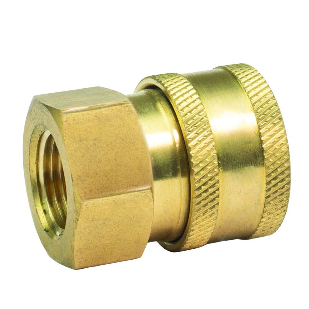 BluBird 1/4 Inch QD Socket x 1/4 Inch FPT Brass Pressure Washer Adapter, large image number 5