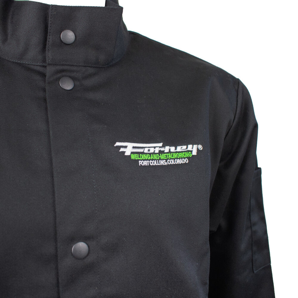 Forney Industries Flame Retardant Light-Duty Welding Jacket, Black, XL, large image number 6