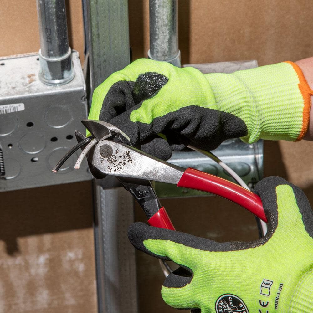 Klein Tools 8in High Leverage Diagonal-Cutters, large image number 3