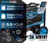 Pulsar Products 10,000 Watt Dual Fuel 50-State Portable Generator with CO Alert, small image number 2