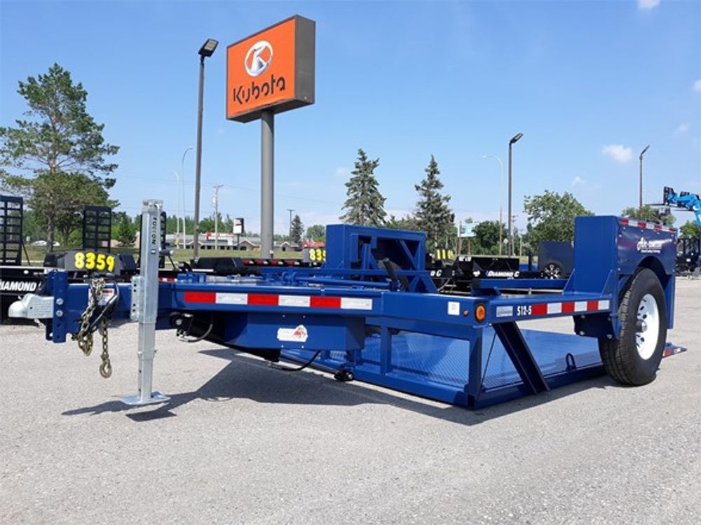 Air-Tow Trailers 12 Ft. Drop Deck Flatbed Trailer 75 Inch Deck Width - 5500# Capacity, large image number 2