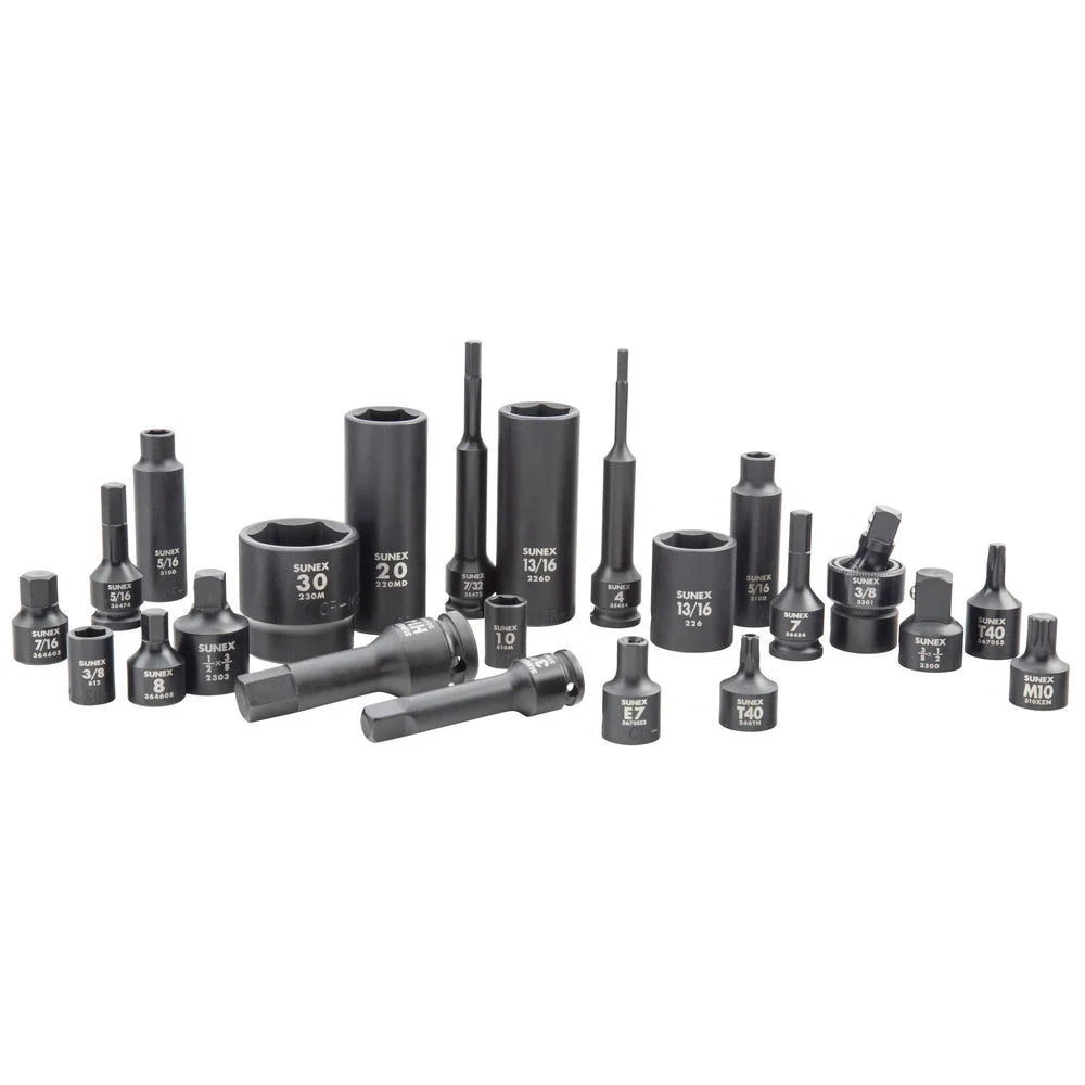 Sunex Master Impact Socket and Bit Socket Set Black 222 Pieces, large image number 3