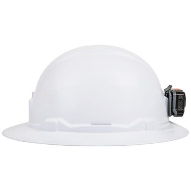 Klein Tools Hard Hat Non-vented Full Brim with Rechargeable Headlamp White, large image number 13